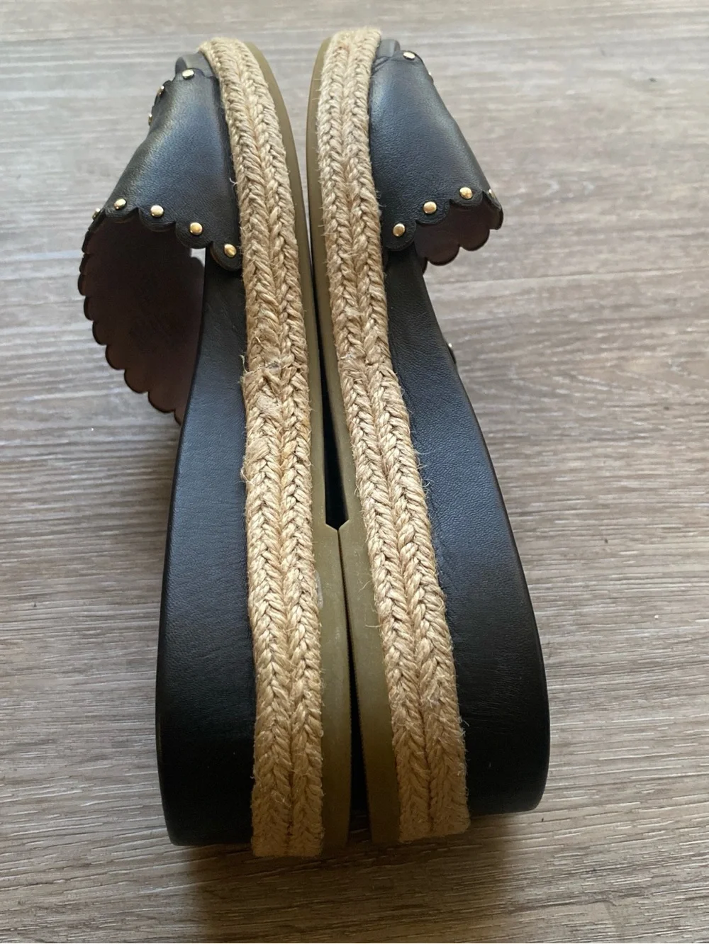 kate spade black scalloped